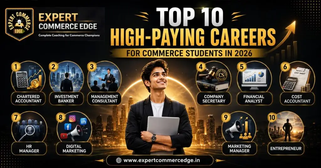 Top 10 High-Paying Careers for Commerce Students in 2026